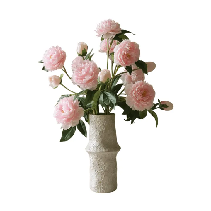 Artificial peony bouquet - Medium, pink 5 pcs - Botané
