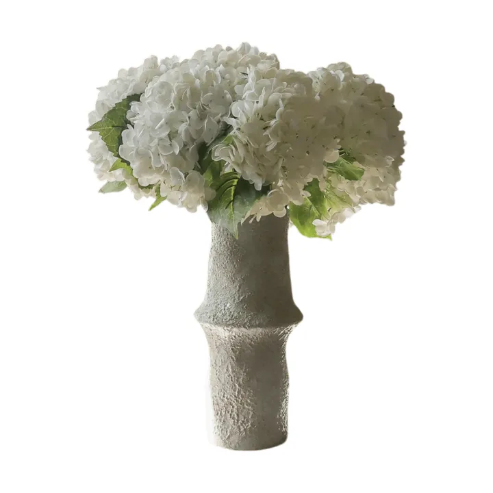 Hydrangea artificial bouquet - White, 7 pcs - Botané