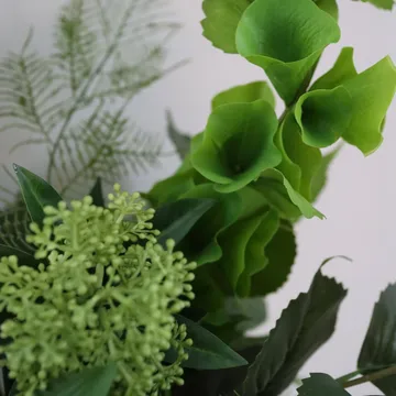 Silent Meadow artificial bouquet - Delphinium-lily-amaranth-eucalyptus-fern, 6 pcs - Botané