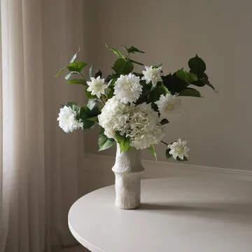 Soft Serve artificial bouquet - Hydrangea-dahlia, 8 pcs - Botané