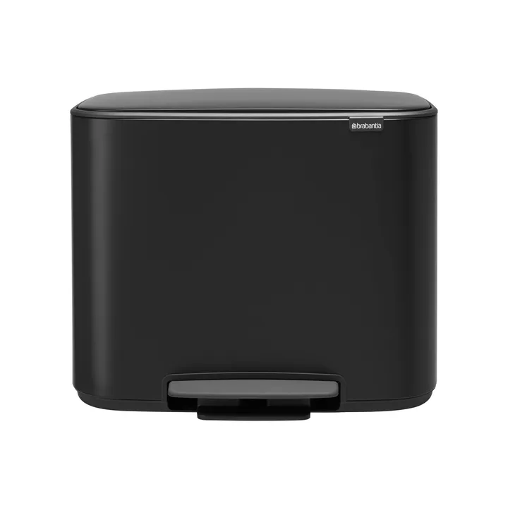 Bo pedal bin 11+23 l - matt black - Brabantia