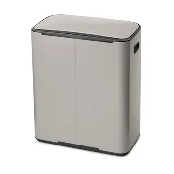 Bo pedal bin 2x30 L - Soft grey - Brabantia