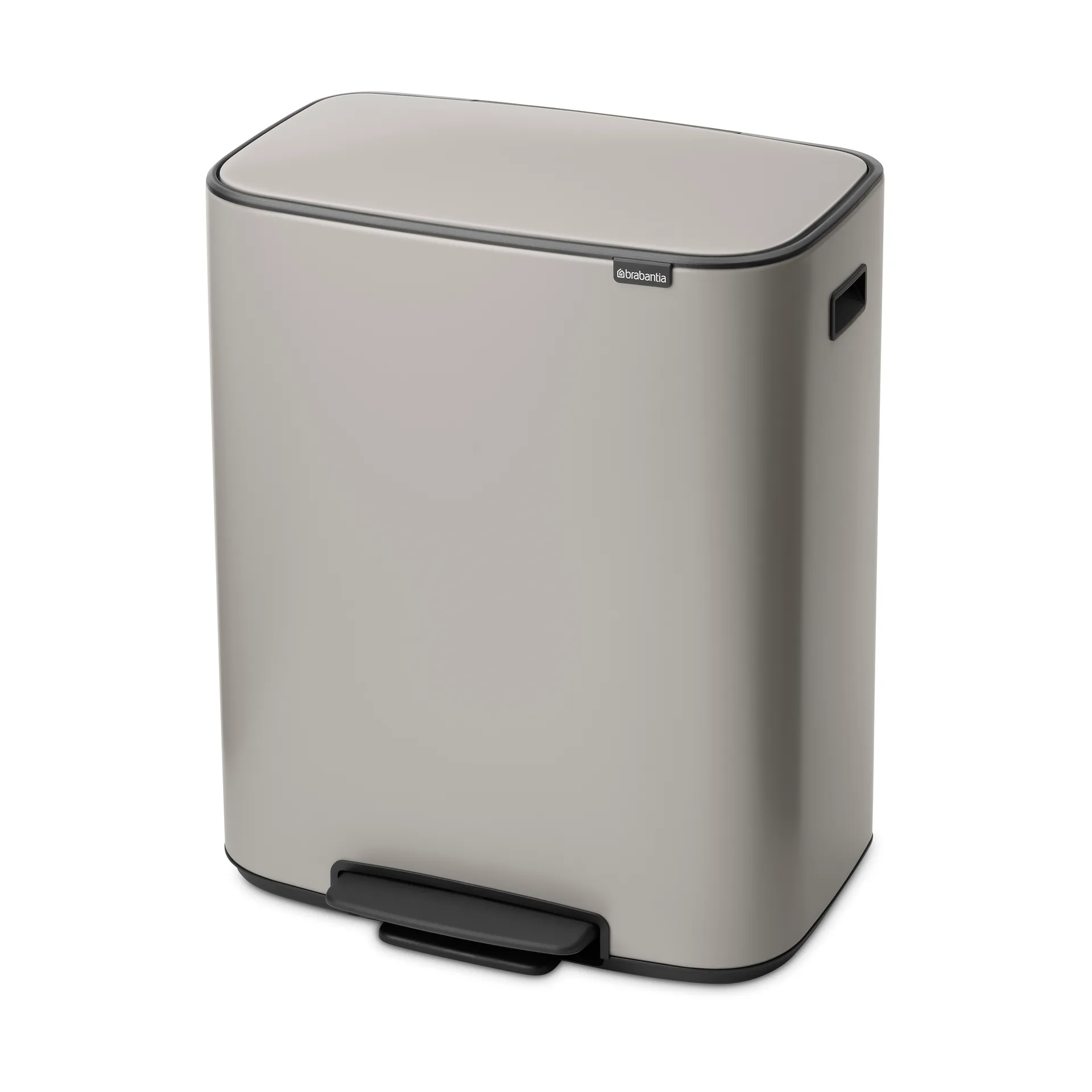 Bo pedal bin 2x30 L, Soft grey Brabantia