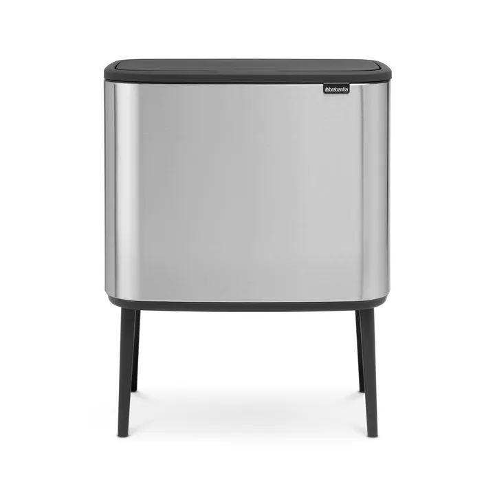 Bo touch bin 11+23 litre - matte stainless steel - Brabantia