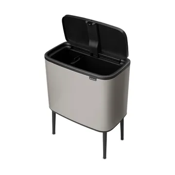 Bo touch bin 11+23 litre - Soft grey - Brabantia