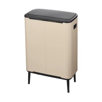 Bo touch bin high 2x30 L - Soft Beige - Brabantia
