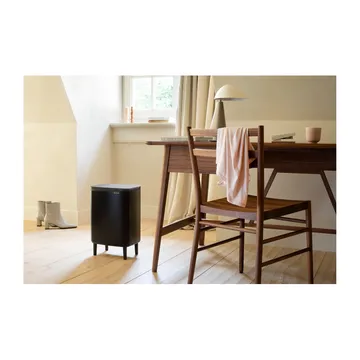Bo waste bin high 12 L - Matte black - Brabantia