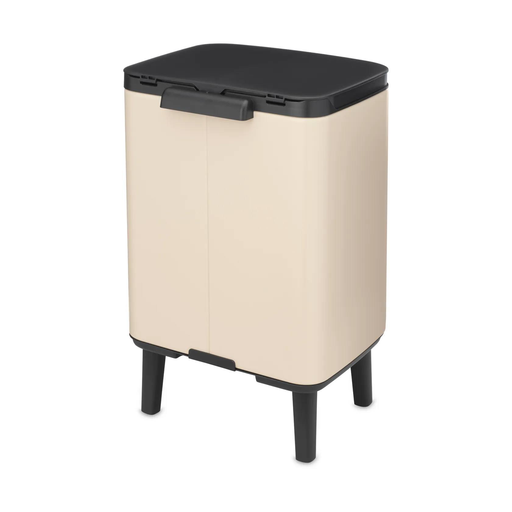 Bo waste bin high 7 L, Soft Beige Brabantia