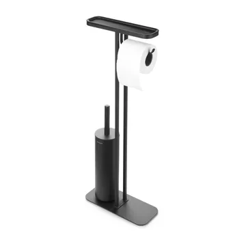MindSet toilet butler - Mineral Infinite Grey, silicone - Brabantia