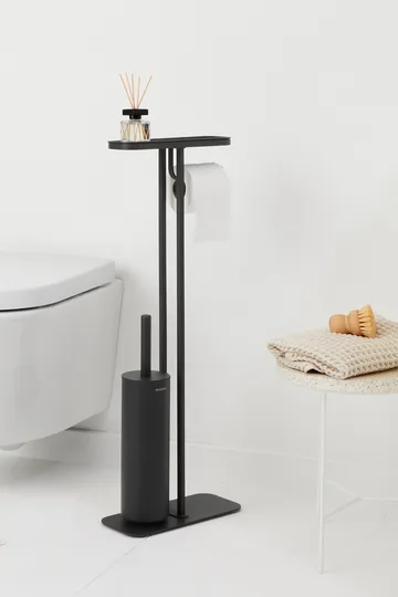 MindSet toilet butler - Mineral Infinite Grey, silicone - Brabantia