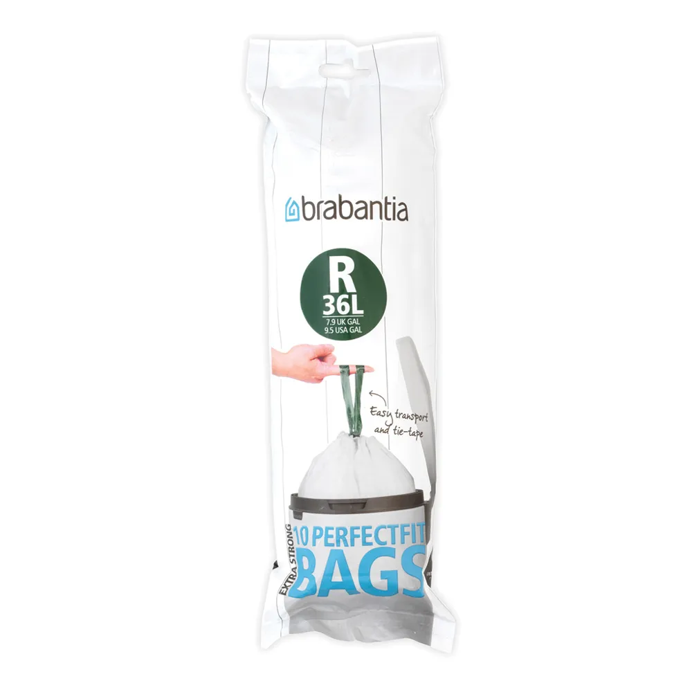 PerfectFit waste bag R (10 bags per roll), 36 L Brabantia