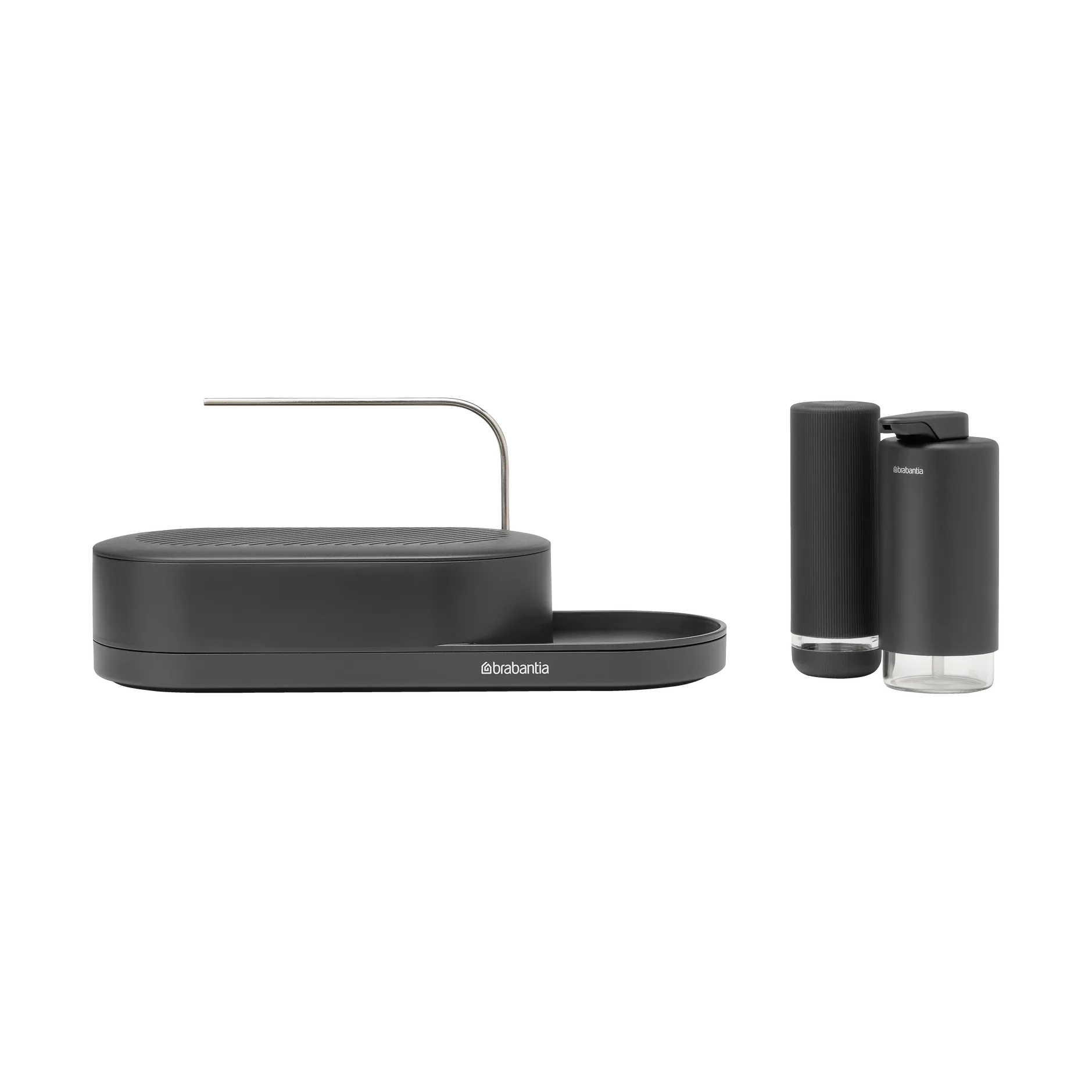 SinkStyle sink organiser set 3 pieces, Mineral Infinite Grey Brabantia