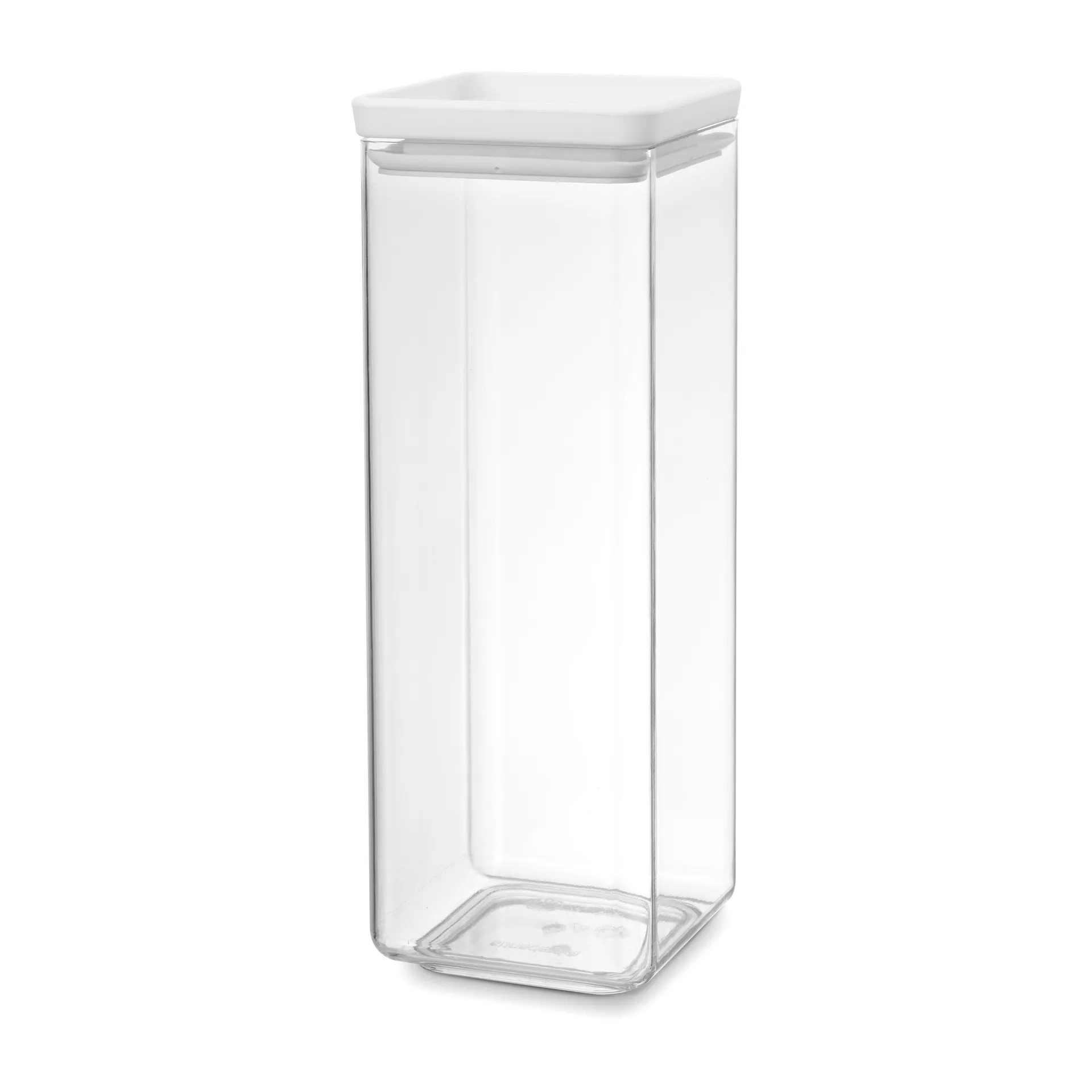 TASTY+ square storage jar 2.5 L, Light grey Brabantia