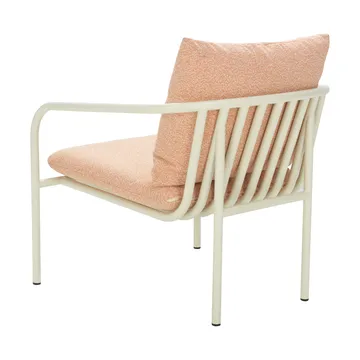 Bendt armchair - White-teddy orange - Brafab