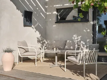 Bendt lounge chair - Teddy beige-peach - Brafab