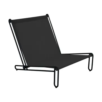Blixt lounge chair - Black-sky grey - Brafab