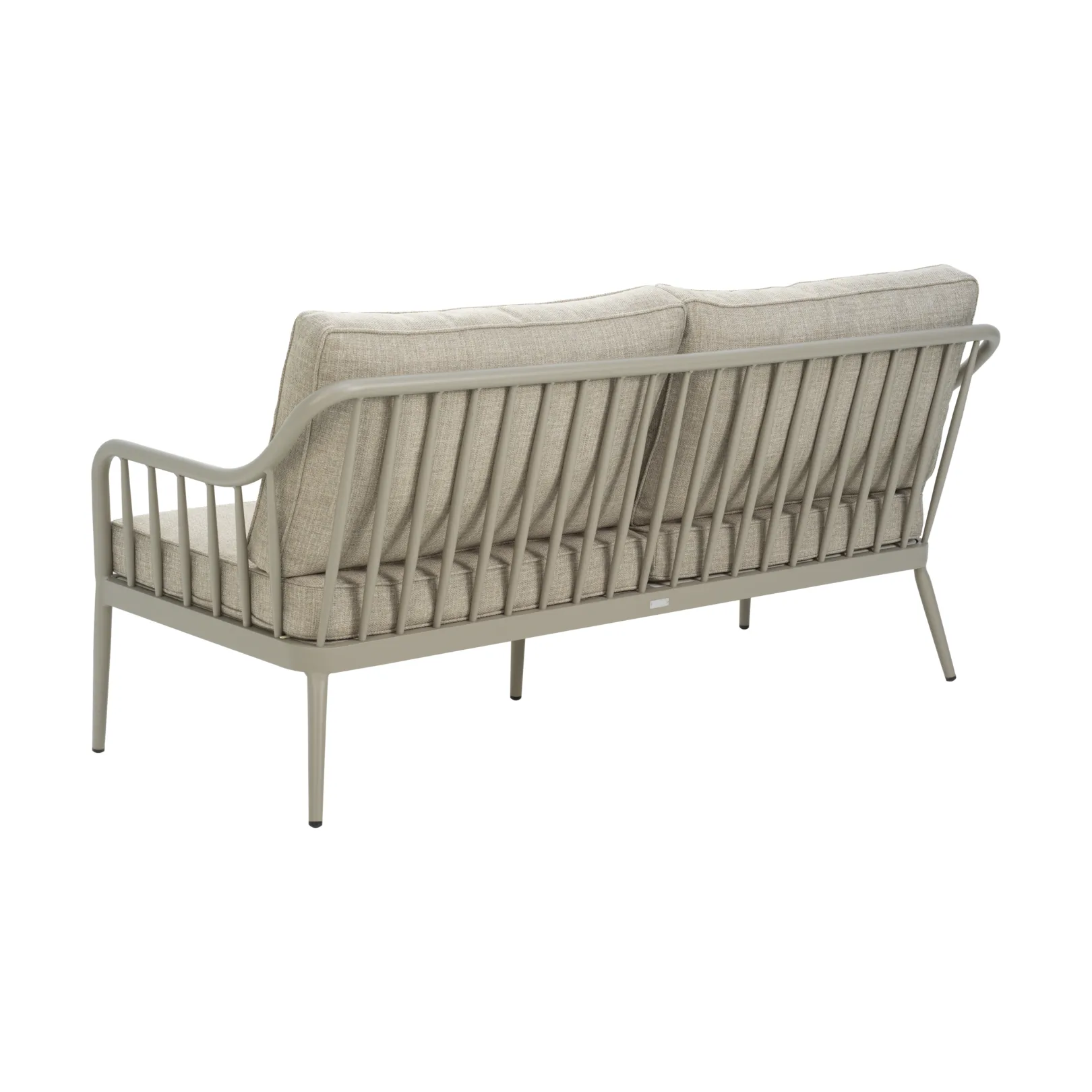 Coleville sofa, Khaki-burlap beige, 3-seater Brafab