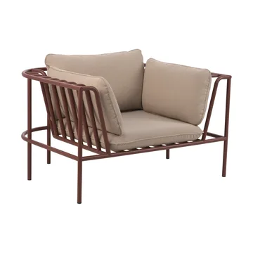 Collier armchair - Zin red-teddy beige - Brafab