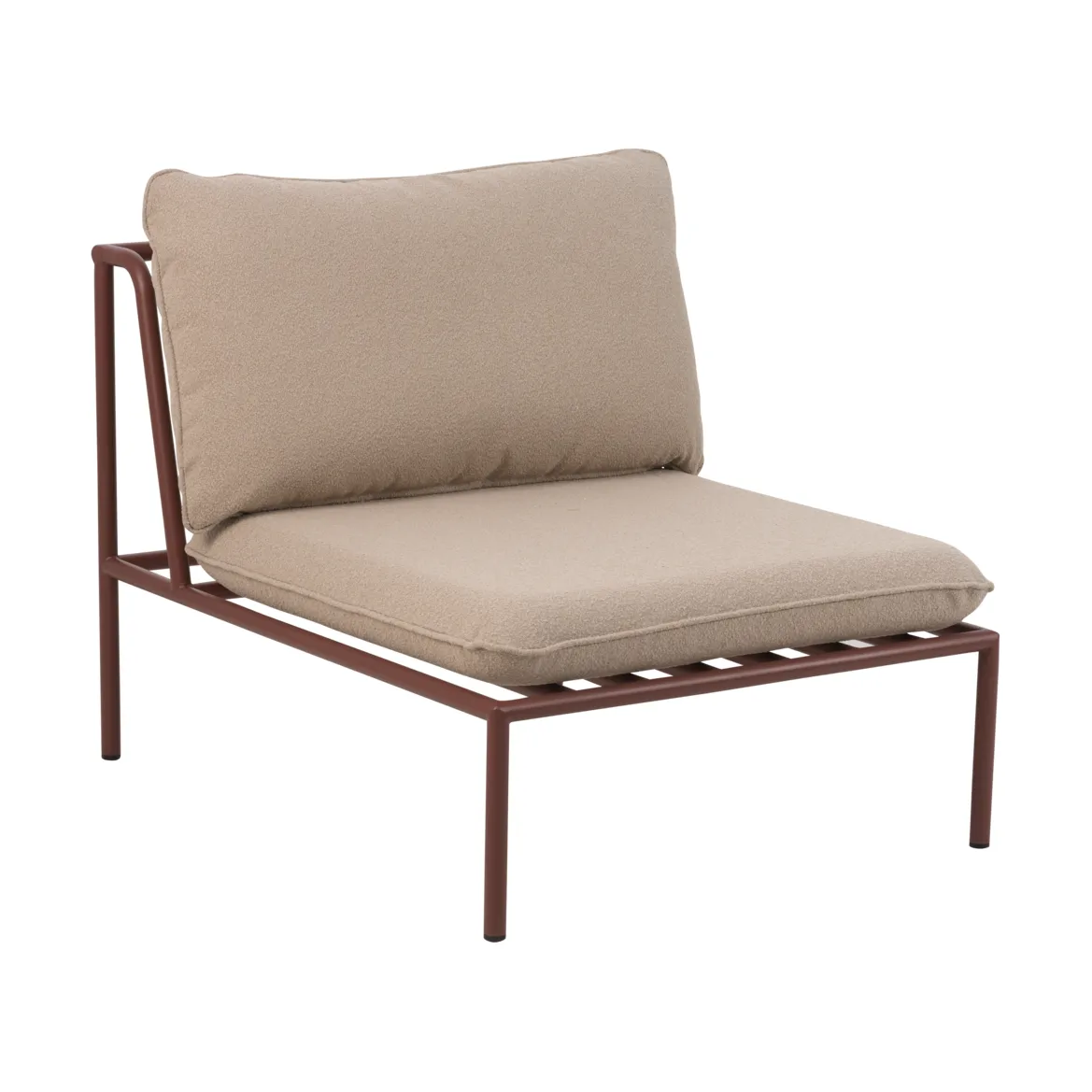 Collier sofa module, Zin red-teddy beige, middle section Brafab