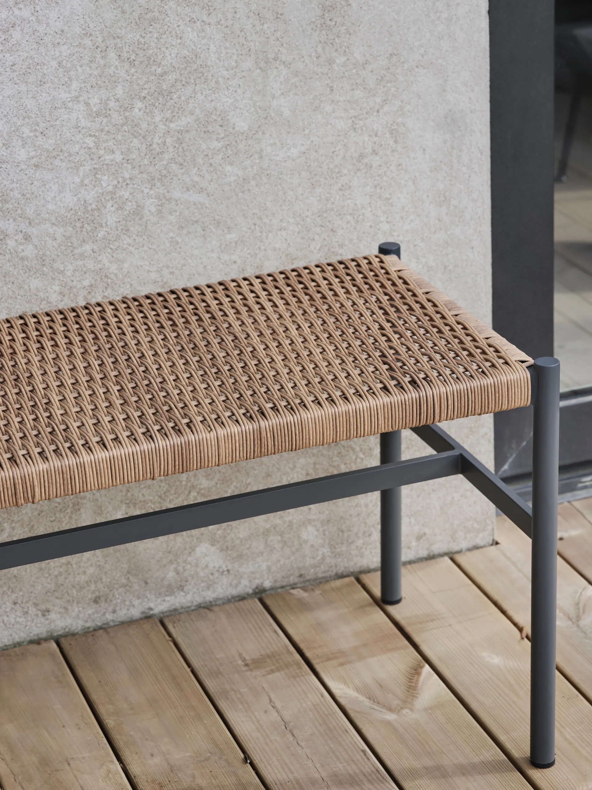 DK bench, Anthracite Brafab