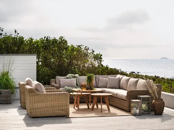 Glendon 2,5 seater sofa - Dark Brown-soft moose - Brafab