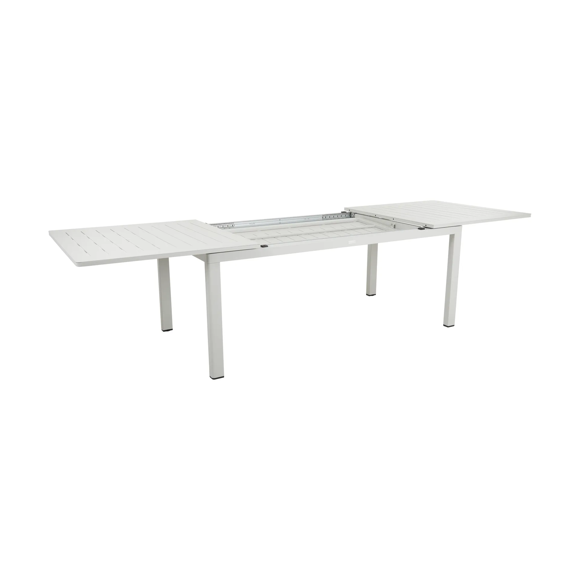 Lomma extendable dining table, Light grey 194-312 cm Brafab
