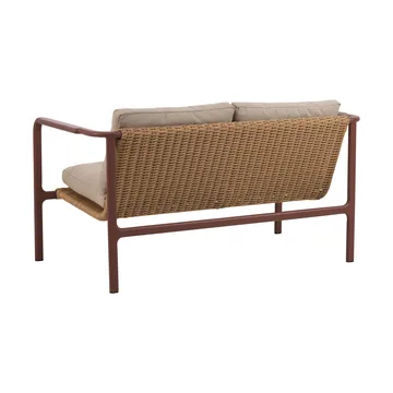 Motty sofa - Zin red-teddy beige, 2-seater - Brafab