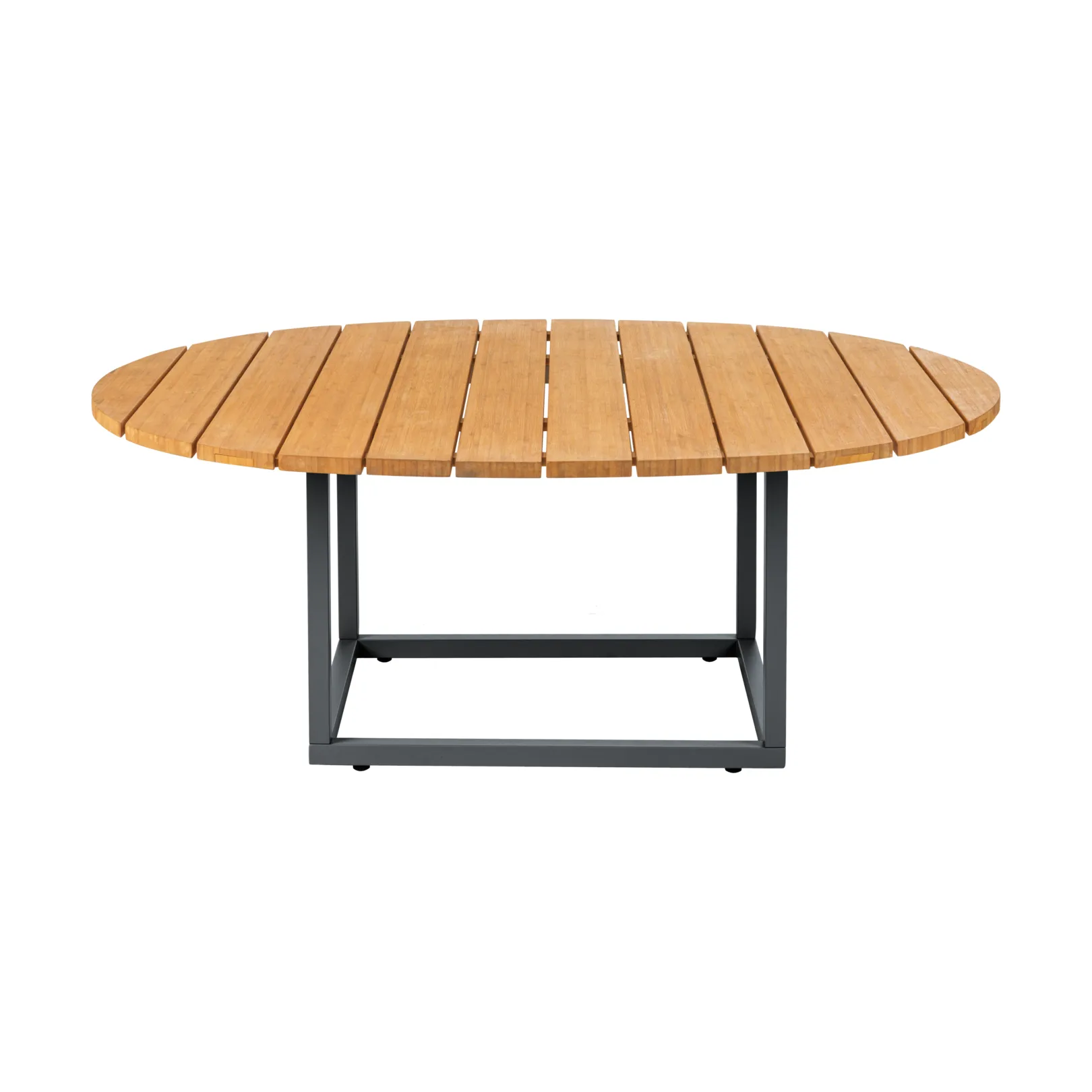 Olive coffee table, Anthracite-bamboo, 110x80 cm Brafab