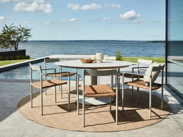 Peace dining table Ø150 cm Nordic green - Brafab