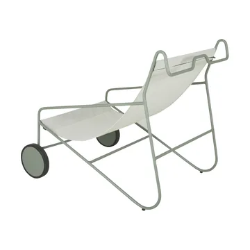 Poul Chair lounge armchair - Dusty green-white - Brafab