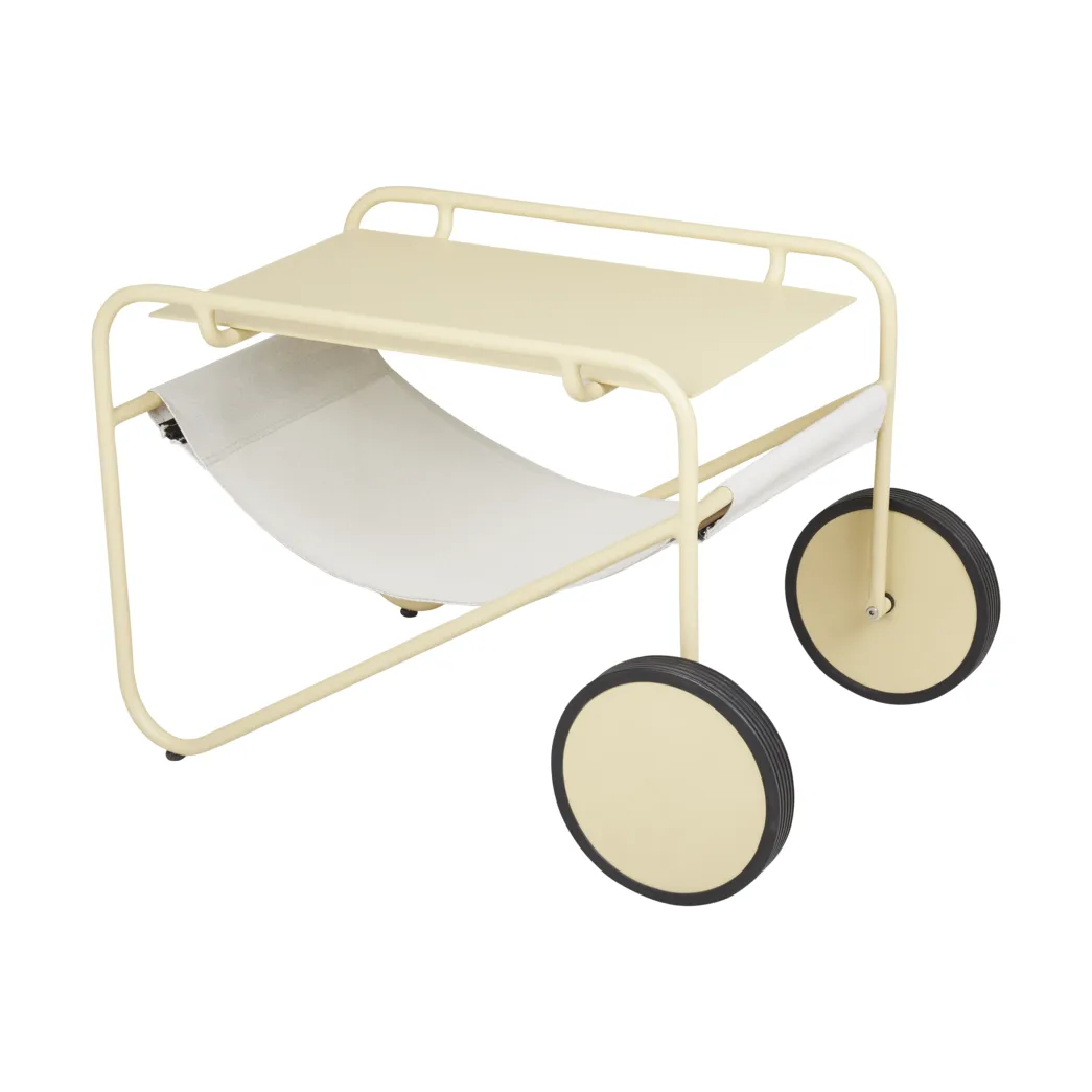 Poul Table side table, Lemon-off white, 72x44 cm Brafab