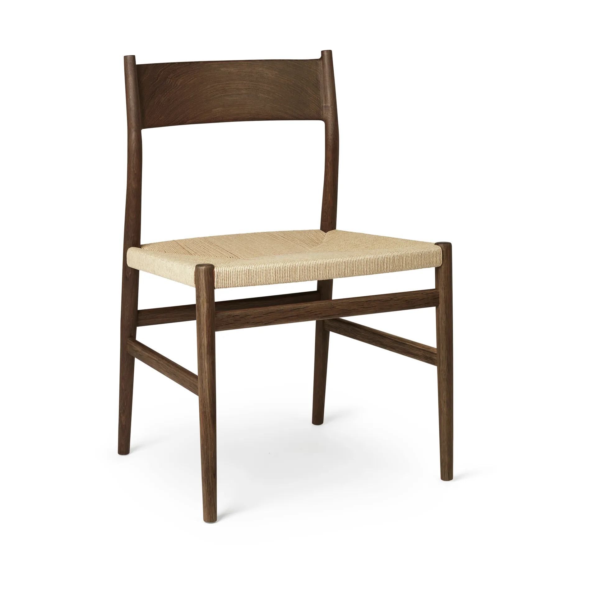 Arv chair woven seat, Smoke oiled oak-paper ribbon Brdr. Krüger