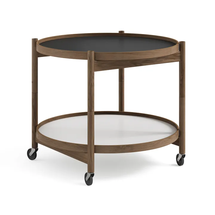 Bølling Tray Table model 60 - Base, smoke oiled oak stand - Brdr. Krüger