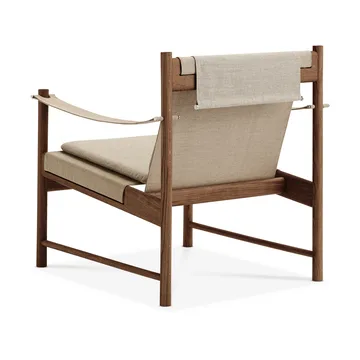 HB lounge chair - Smoke oiled oak-canvase nature - Brdr. Krüger