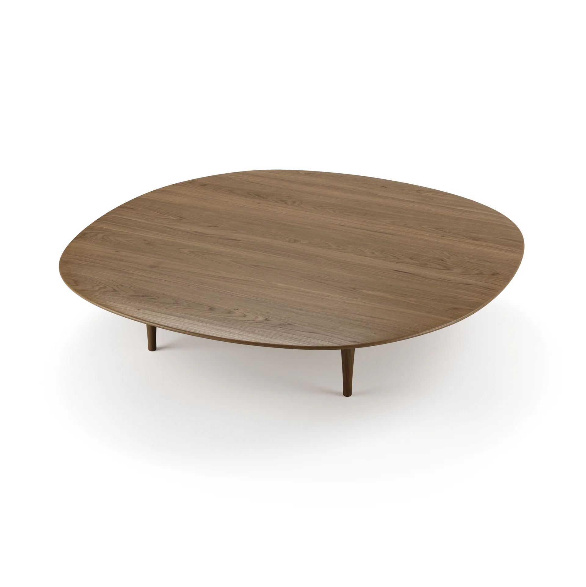 Jari coffee table Ø118 cm, Smoke oiled oak Brdr. Krüger