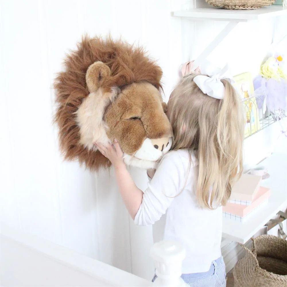 Stuffed lion head for wall, Lion Brigbys