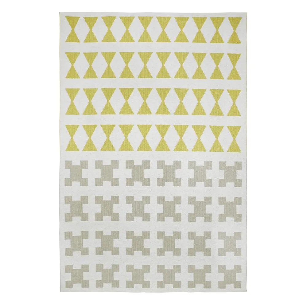 Paris rug, yellow-grey Brita Sweden