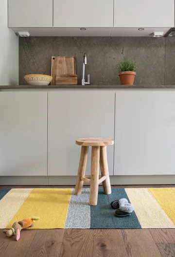 Seasons plastic rug - sunny (yellow) - Brita Sweden