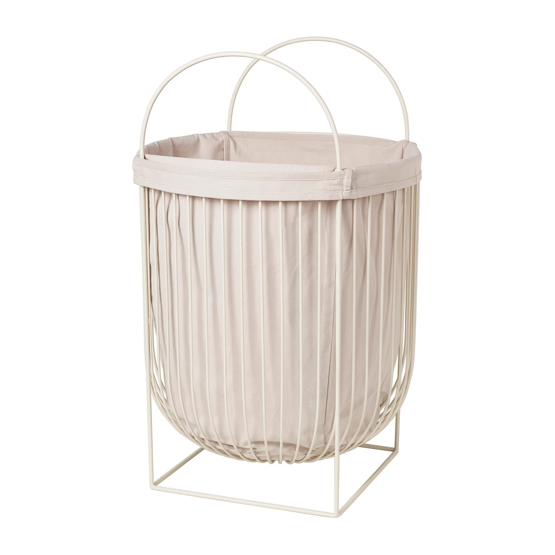 Arild laundry basket, Rainy day light grey Broste Copenhagen