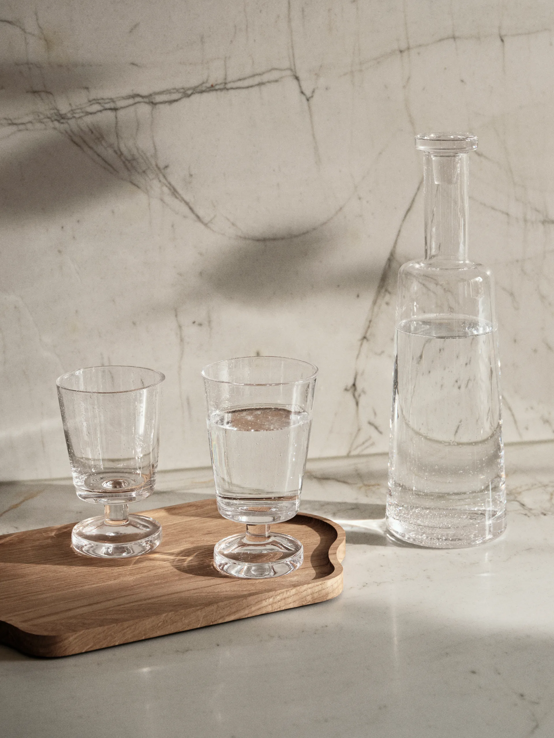 Bubble white wine glass 20 cl, Clear Broste Copenhagen