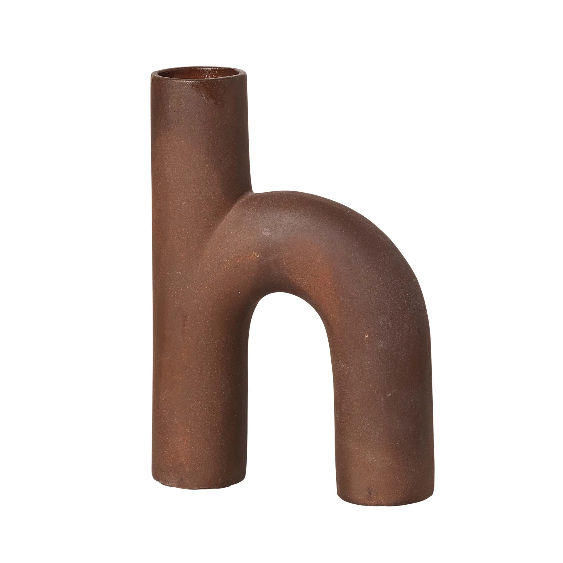 Hector vase 19 cm, red clay Broste Copenhagen