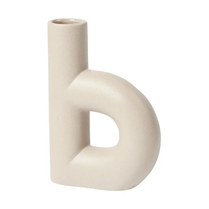Hector vase B Ø19 cm - Dove grey - Broste Copenhagen