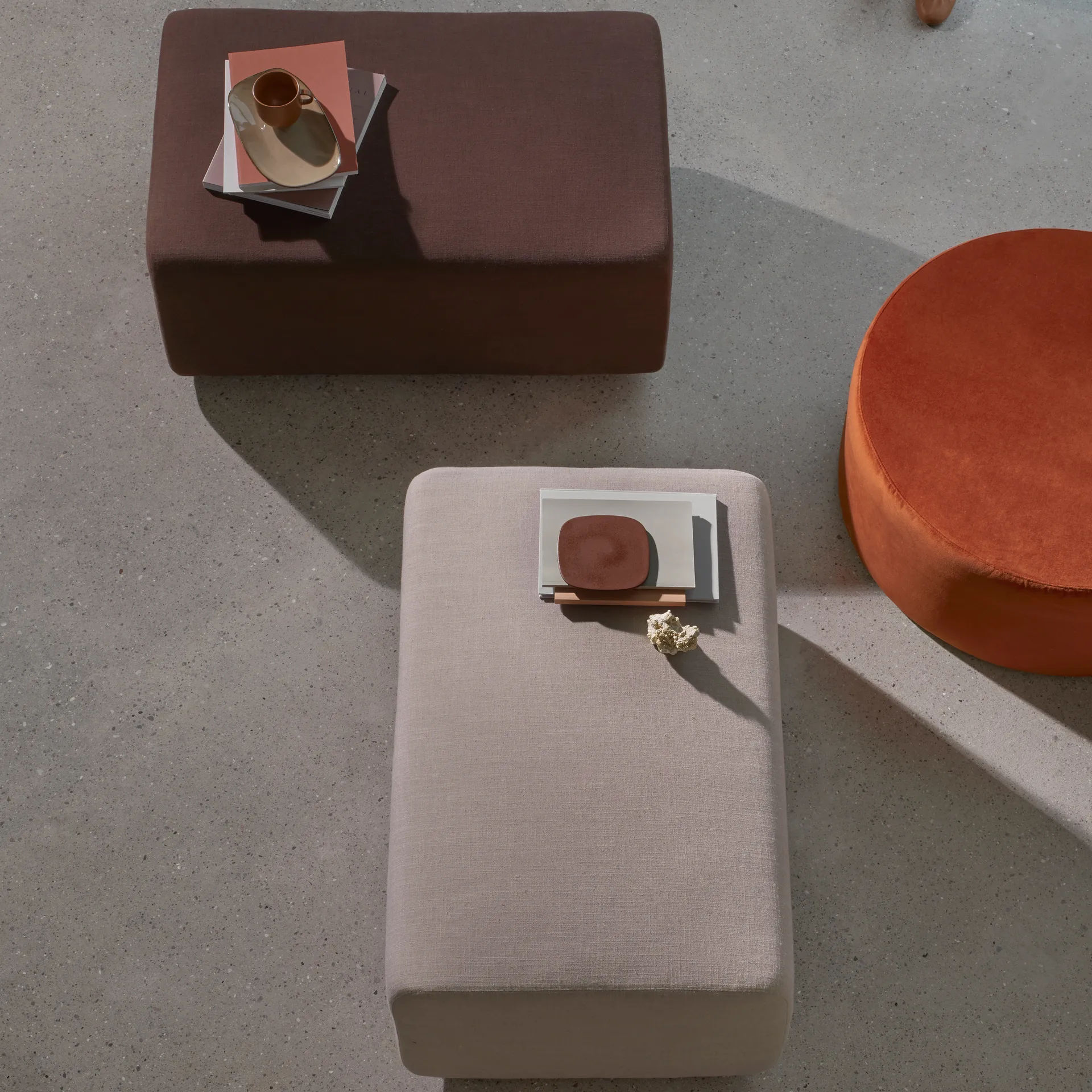 Lagoon module pouffe, Latte Broste Copenhagen