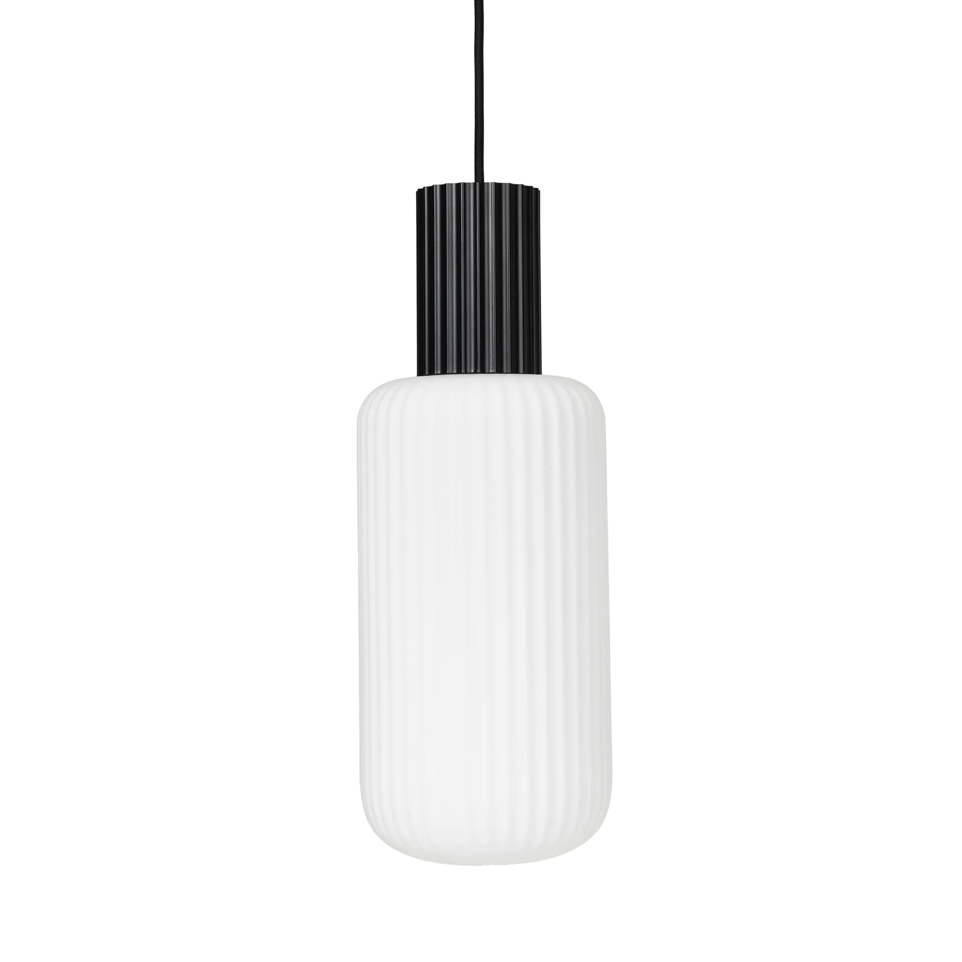 Lolly pendant lamp, black and white-Ø16 cm Broste Copenhagen