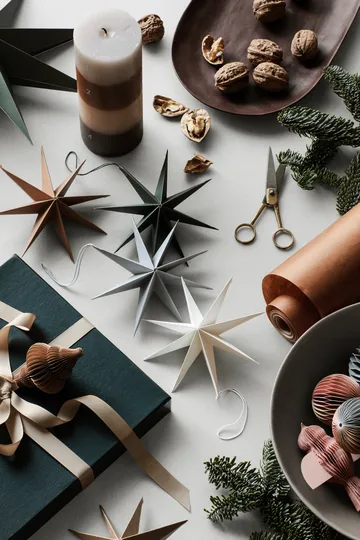 Star paper star Ø15 cm - Indian tan - Broste Copenhagen