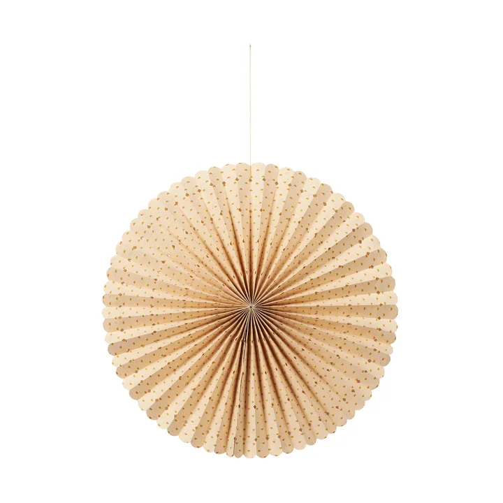 Stella rosette advent star M Ø43 cm - Natural-harvest gold - Broste Copenhagen