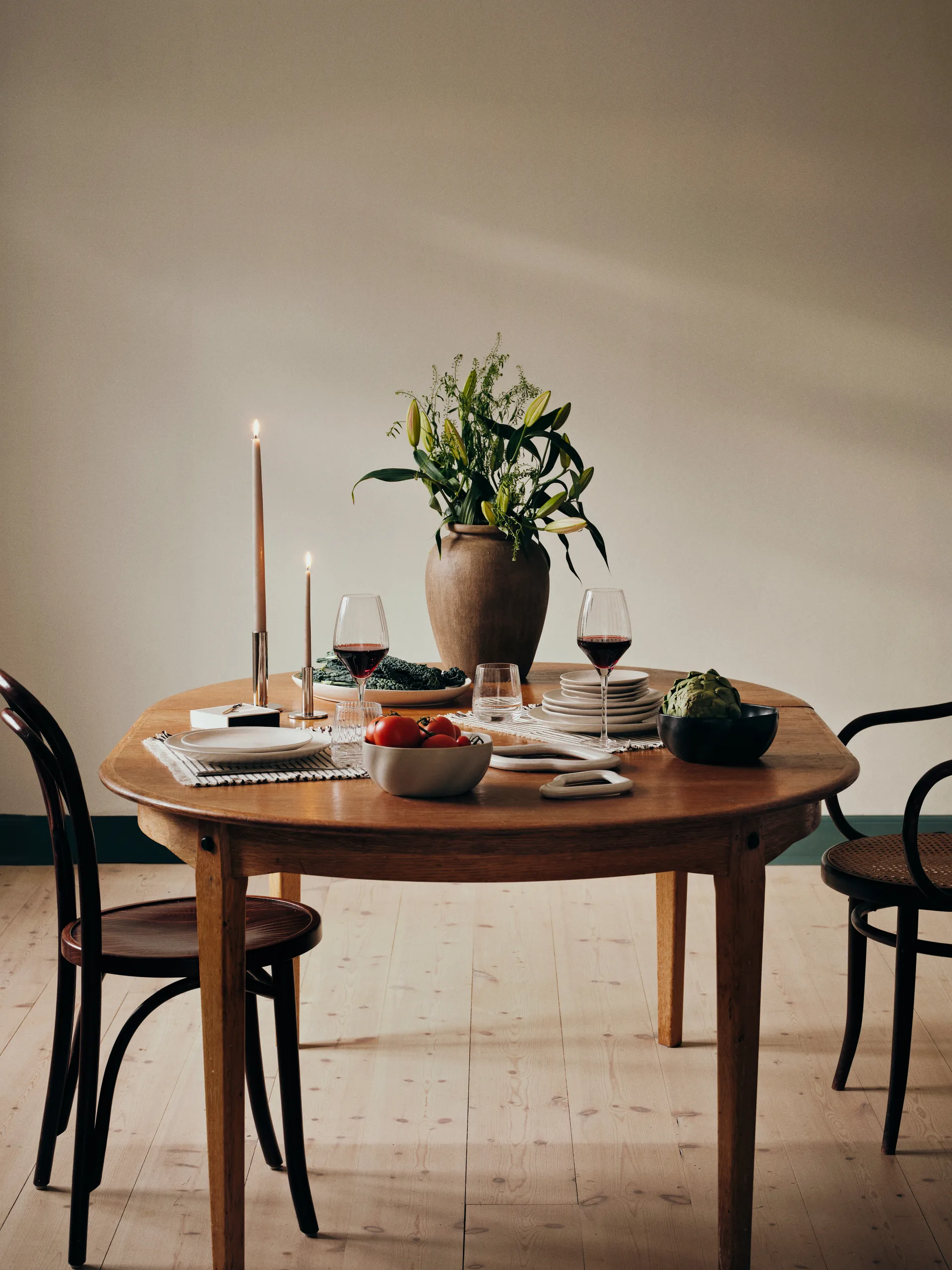 Uma vase, Rustic light brown, 40 cm Broste Copenhagen