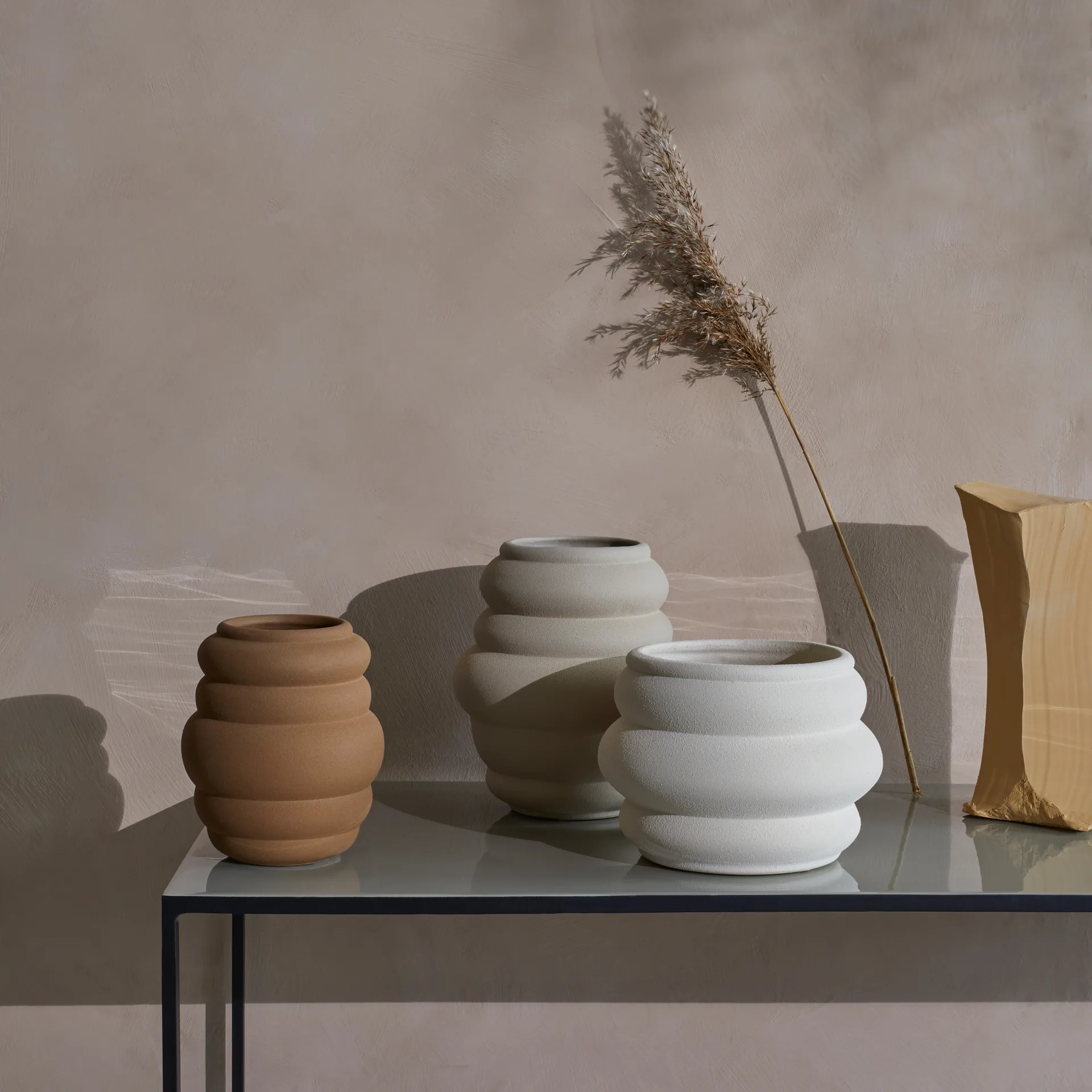 Ursula flower pot Ø13.5 cm, coffee liqueur Broste Copenhagen