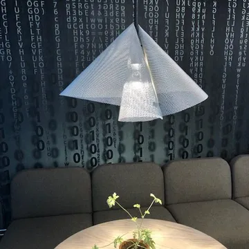Diffuse pendant lamp - Silver, Ø30x20cm - Bsweden