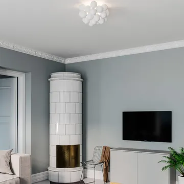 Gross ceiling lamp - Glass clear, large - By Rydéns